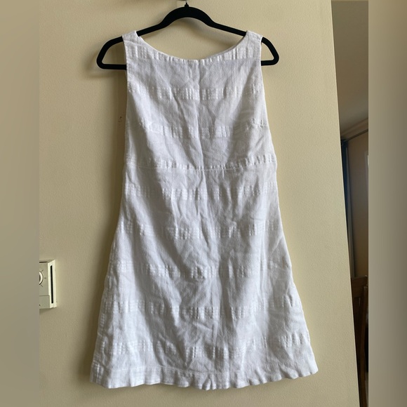 Free People Cotton/Linen White Dress size large - Picture 1 of 11